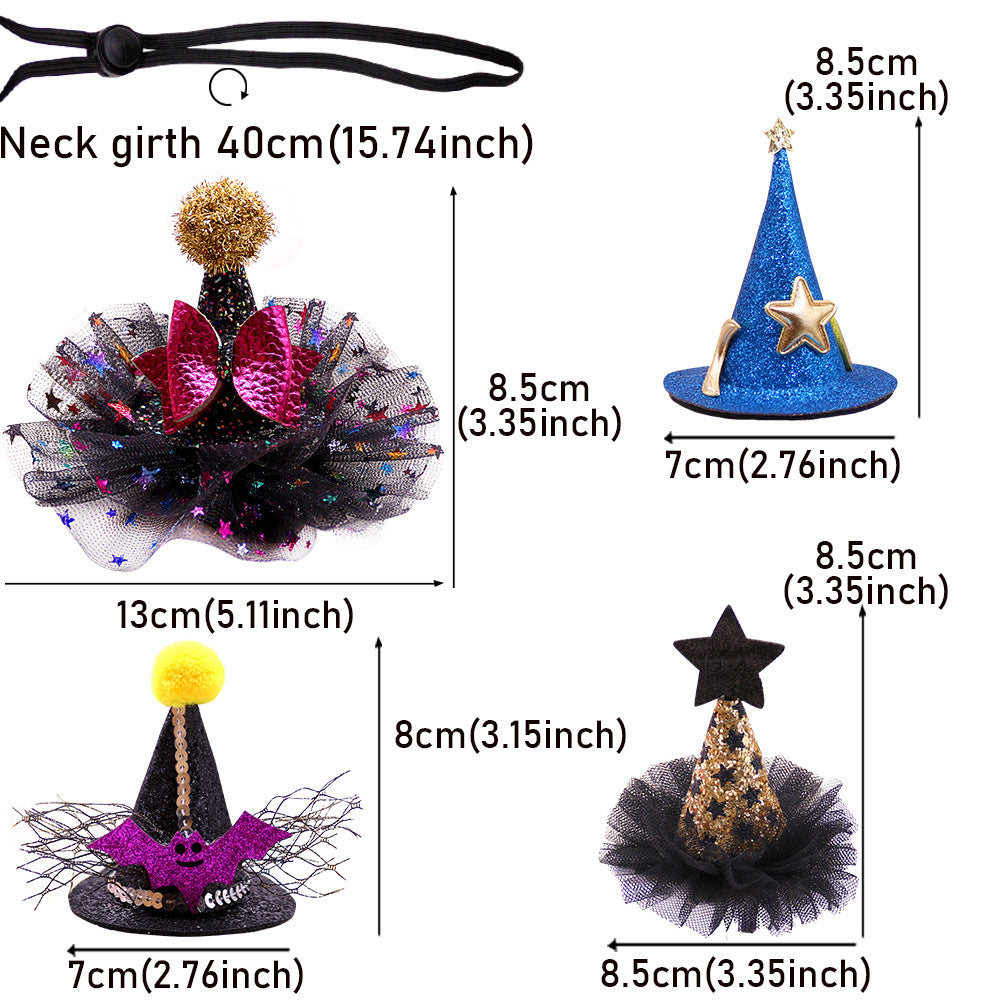 Wholesale  pet hat  cat and dog headdress adjustable decorations